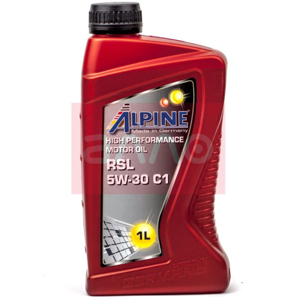 

Моторное масло Alpine RSL 5W-30 C1, 1л (0101601)