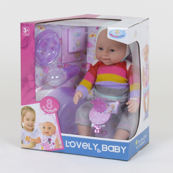

Пупс Warm baby 8040-562, 8 функций, с аксессуарами
