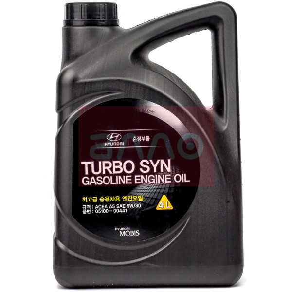 

Mobis Turbo Syn (SAE 5W-30, API SM) синтетическое моторное масло, 4 л