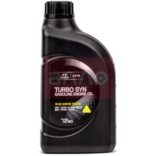 

Mobis Turbo Syn (SAE 5W-30, API SM) синтетическое моторное масло, 1 л