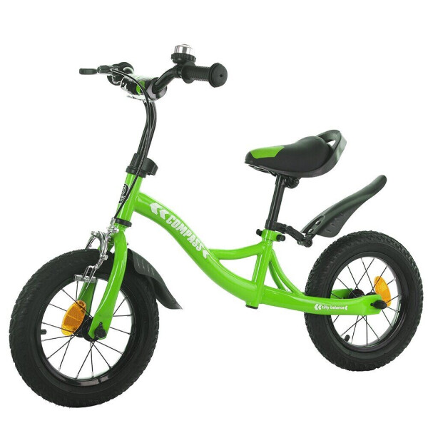

Детский велобег 12" TILLY Balance Compass T-21258 Green, надувные колеса