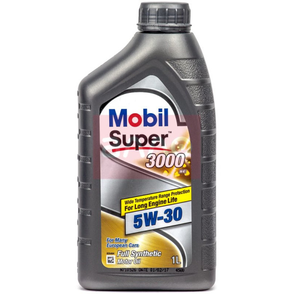 

Mobil Super 3000 XE 5W-30 синтетическое моторное масло, 1 л