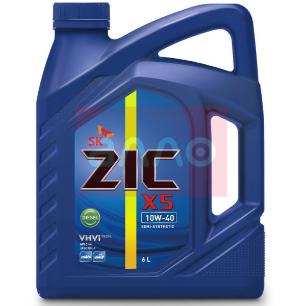 

ZIC X5 10W-40 Diesel дизельное моторное масло, 6 л