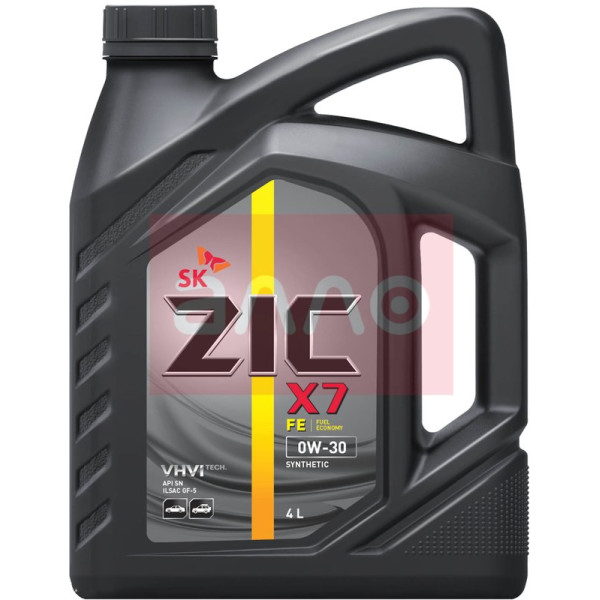

ZIC X7 FE 0W-30 синтетическое моторное масло, 4 л
