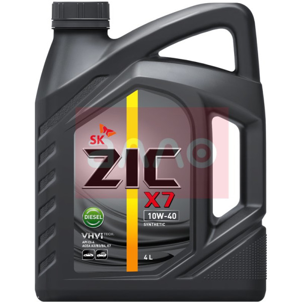 

ZIC X7 10W-40 Diesel дизельное моторное масло, 4 л