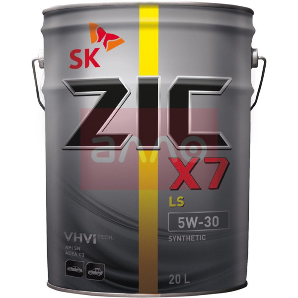 

ZIC X7 LS 5W-30 синтетическое моторное масло, 20 л