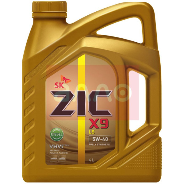 

ZIC X9 LS 5W-40 Diesel дизельное моторное масло, 4 л