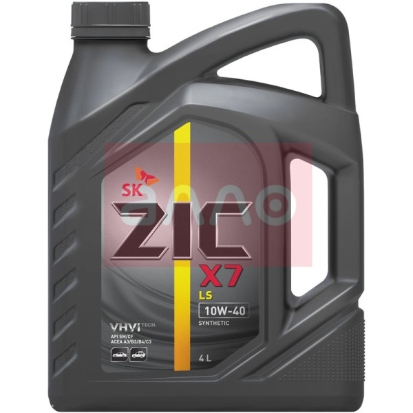 

ZIC X7 LS 10W-40 синтетическое моторное масло, 4 л