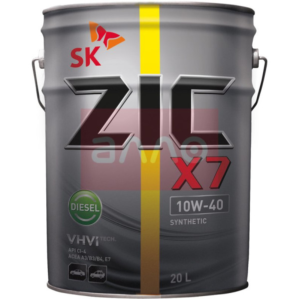 

ZIC X7 10W-40 Diesel дизельное моторное масло, 20 л