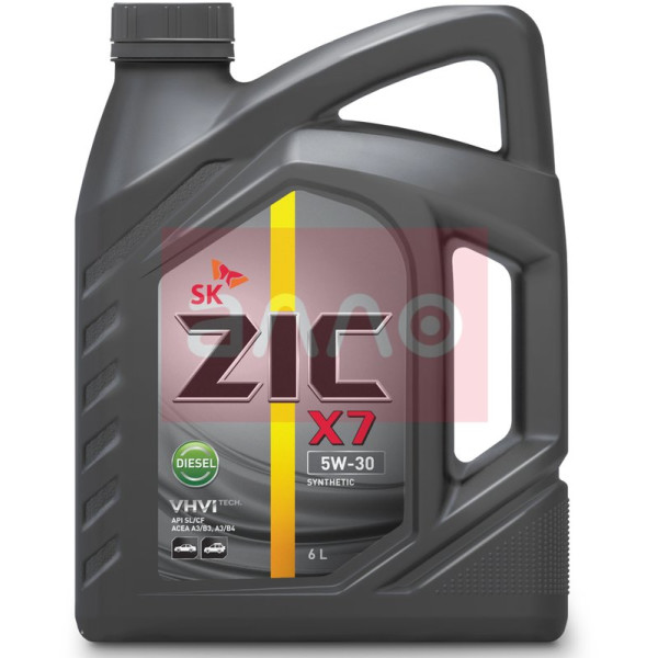 

ZIC X7 5W-30 Diesel дизельное моторное масло, 6 л