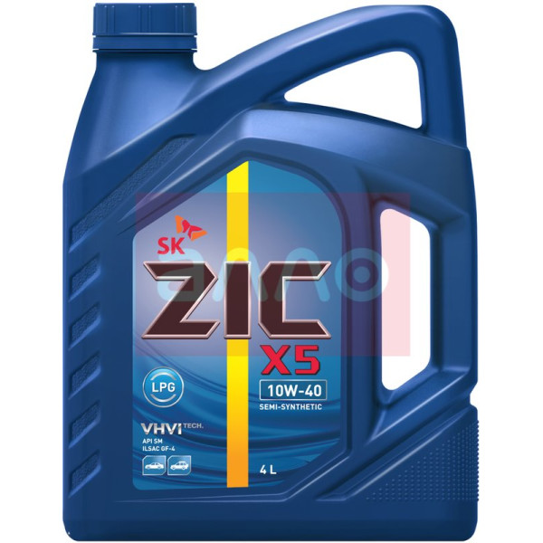 

ZIC X5 10W-40 LPG моторное масло для двигателей на газу, 4 л