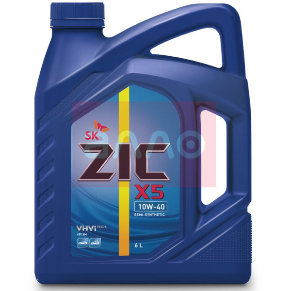 

ZIC X5 10W-40 полусинтетическое моторное масло, 6 л
