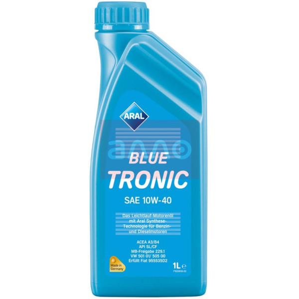 

Aral BlueTronic SAE 10W-40 полусинтетическое моторное масло, 1 л