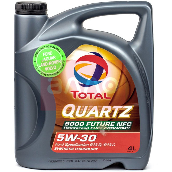 

Total Quartz 9000 Future NFC 5W-30 (A5/B5) Моторное масло, 4 л