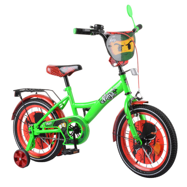 

Tilly Ninja 16" Green / Red (T-216216)