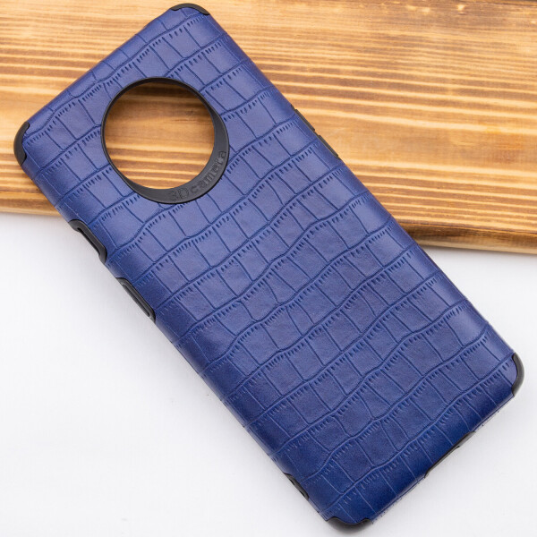 

Кожаная накладка Epic Vivi Crocodile series для OnePlus 7T Синий