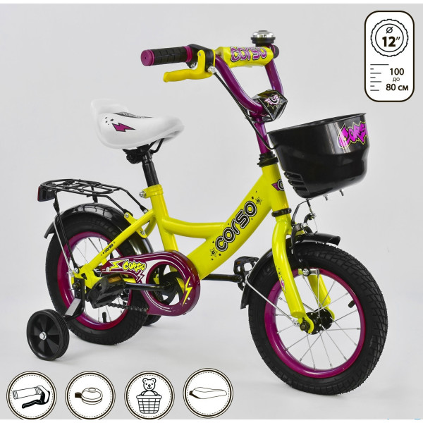

Corso 12" G-12310 Yellow/Purple (G-12310)