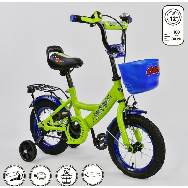 

Corso 12" G-12042 Lime Green/Blue (G-12042)
