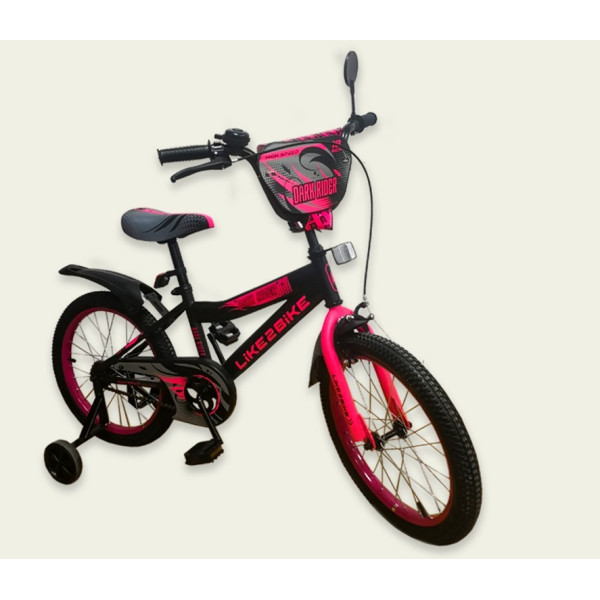 

Like2bike 18" Dark Rider Black/Pink (191823)