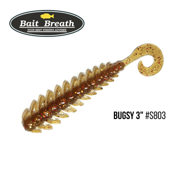 

Приманка Bait Breath BUGSY 3" Rock Soul (11 шт.) (S803 Pumpkin/Gold red)