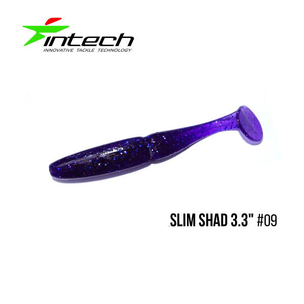 

Приманка Intech Slim Shad 3,3"(7 шт) (#09)