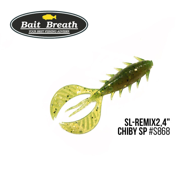 

Приманка Bait Breath SL-Remix Chiby SP 2,4" (10 шт) (S868 MO-EX)