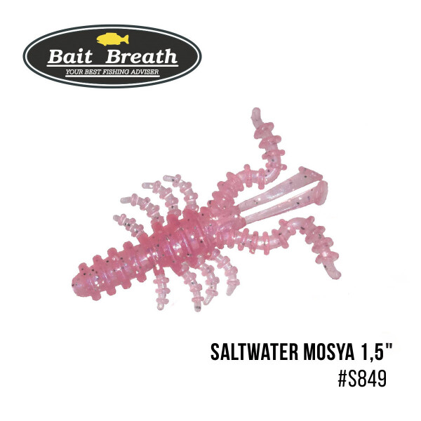 

Приманка Bait Breath Saltwater Mosya 1,5" (14 шт.) (S849 Lively pink)