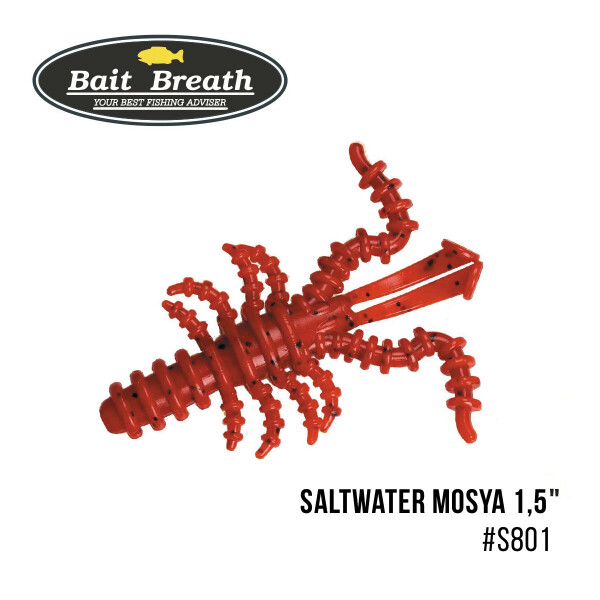 

Приманка Bait Breath Saltwater Mosya 1,5" (14 шт.) (S801 Red／seed)