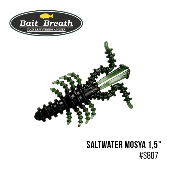 

Приманка Bait Breath Saltwater Mosya 2" (10 шт.) (S807 KONBU)