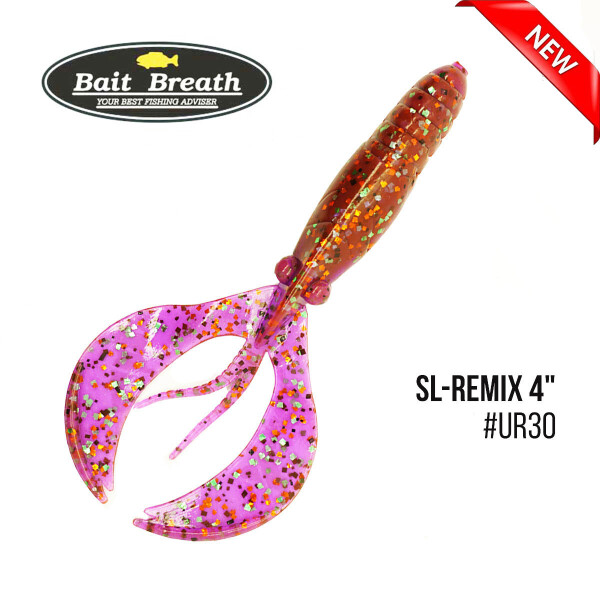 

Приманка Bait Breath SL-Remix 4" (7шт.) (Ur30 Chameleon / Green・Red・seed)