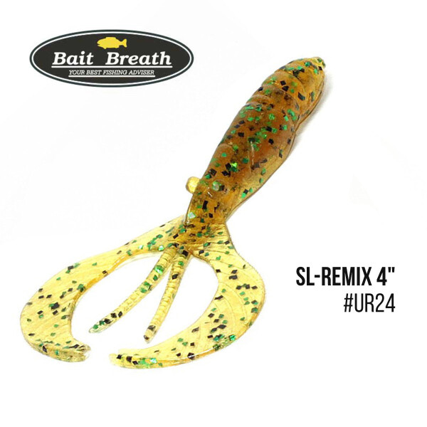 

Приманка Bait Breath SL-Remix 4" (7шт.) (Ur24 Pumpkin / green・seed)