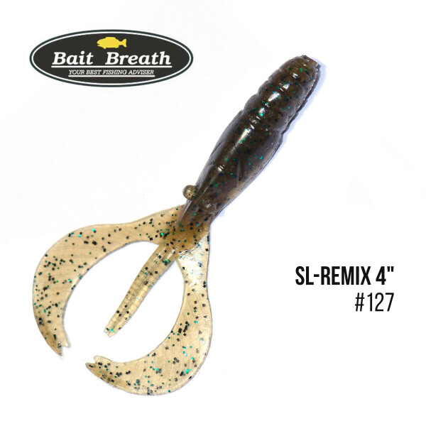 

Приманка Bait Breath SL-Remix 4" (7шт.) (127 OLIVE / GREEN・SEED)