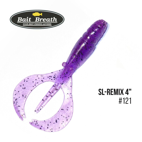 

Приманка Bait Breath SL-Remix 4" (7шт.) (121 GRAPE / SEED)