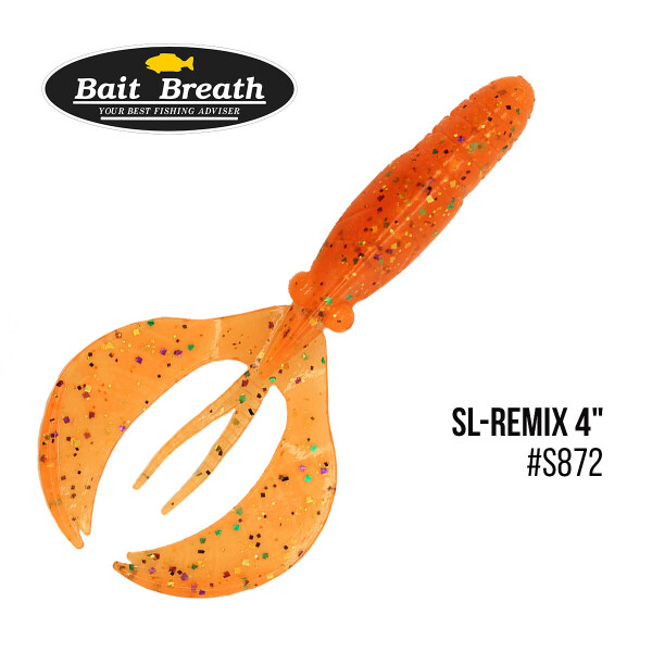 

Приманка Bait Breath SL-Remix 4" (7шт.) (S872 HALLOWEEN ORANGE)