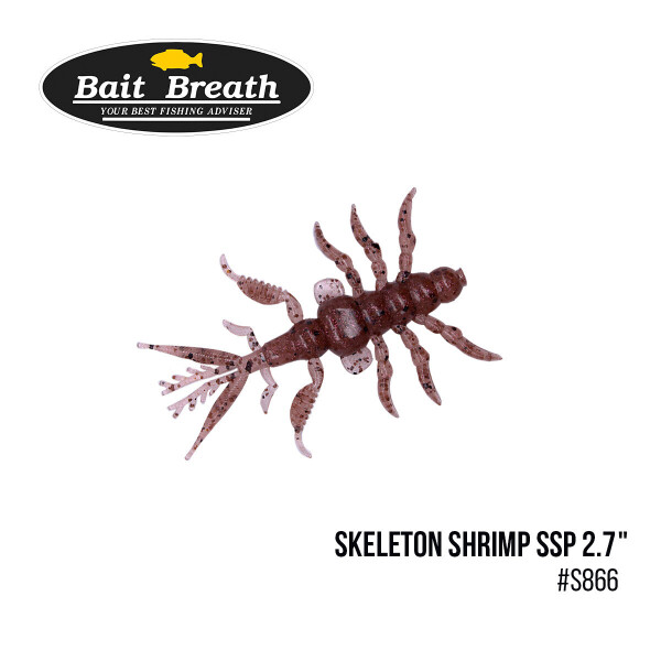 

Приманка Bait Breath Skeleton Shrimp SSP (8шт.) (S866 Mantis Shrimp)