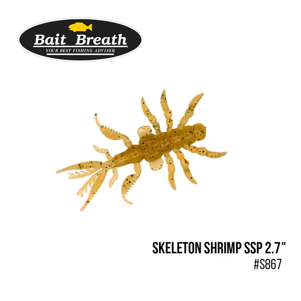 

Приманка Bait Breath Skeleton Shrimp SSP (8шт.) (S867 WAREKARA)