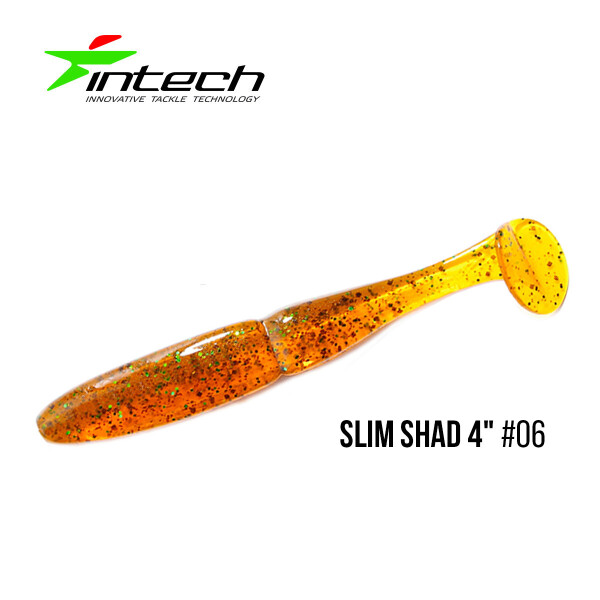 

Приманка Intech Slim Shad 4 "(5 шт) (#06)