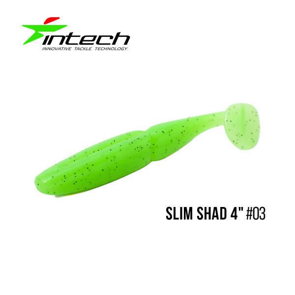 

Приманка Intech Slim Shad 4 "(5 шт) (#17)