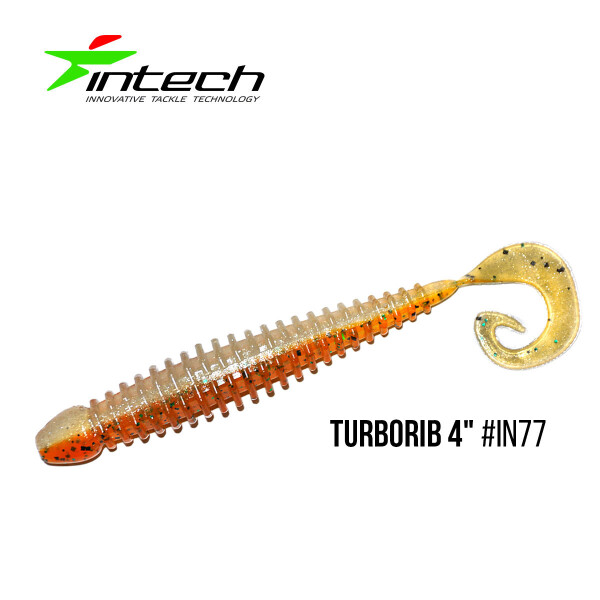 

Приманка Intech Turborib 4"(5 шт) (IN77)