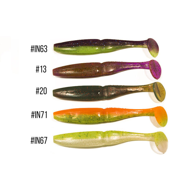 

Приманка Intech Slim Shad 5" (5 шт) (Mix)
