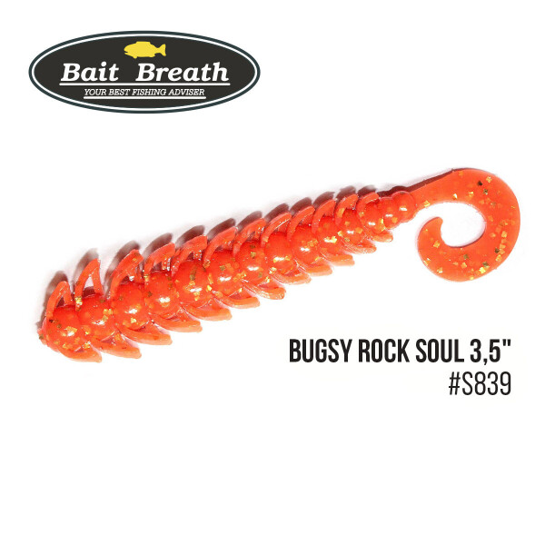 

Приманка Bait Breath BUGSY 3,5" Rock Soul (10 шт.) (S839 orenge／gold)