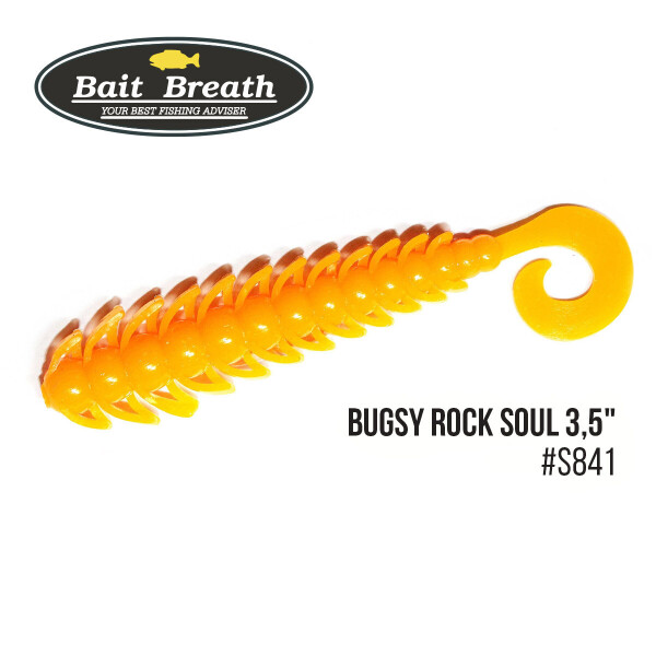 

Приманка Bait Breath BUGSY 3,5" Rock Soul (10 шт.) (S841 mango yellow)
