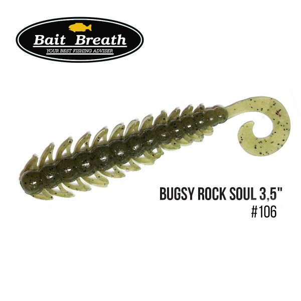 

Приманка Bait Breath BUGSY 3,5" Rock Soul (10 шт.) (106 Watermelon / Seed)