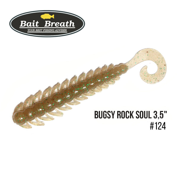 

Приманка Bait Breath BUGSY 3,5" Rock Soul (10 шт.) (124 Cinnamon/Green)