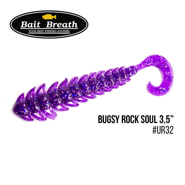 

Приманка Bait Breath BUGSY 3,5" Rock Soul (10 шт.) (Lime)