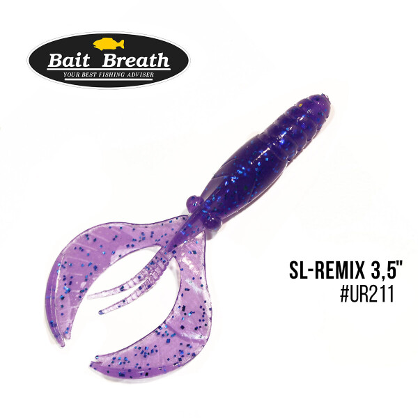 

Приманка Bait Breath SL-Remix 3,5" (8шт.) (Ur211 Electric Blue Shad)