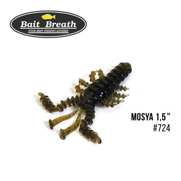 

Приманка Bait Breath U30 Mosya 1,5" (14 шт.) (#724 Green Pumpkin/Blue)