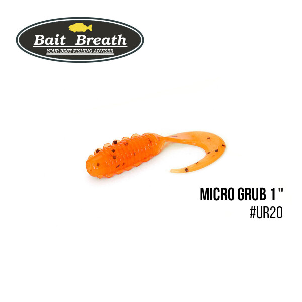 

Приманка Bait Breath Micro Grub 1" (15шт.) (Ur20 Orange/seed)