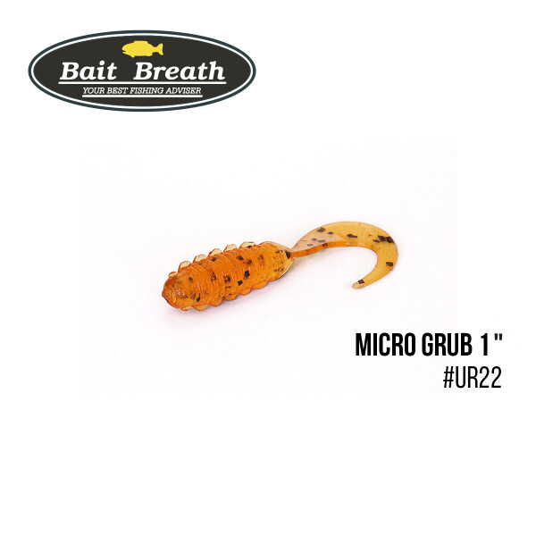 

Приманка Bait Breath Micro Grub 1" (15шт.) (Ur22 OrangePumpkin/seed)