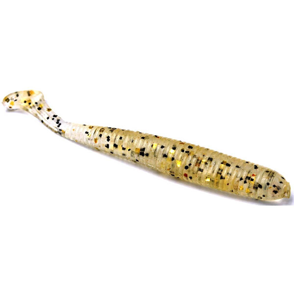 

Приманка Bait Breath U30 Fish Tail Shad 2,8" (8шт.) (143 Clear/Black・Gold Flake)